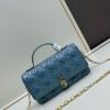 693097406e68136f4d9aa61a Lacquered Leather Lady Dior Pearl Clutch with Box