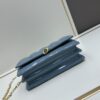 693097416e68136f4d9aa61c Lacquered Leather Lady Dior Pearl Clutch with Box