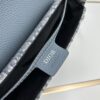 6930975d6e68136f4d9aa644 Dior Saddle Clutch with Shoulder Strap, Grainy Calfskin and Oblique Print, Black and Beige