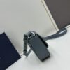 6930975f6e68136f4d9aa646 Dior Saddle Clutch with Shoulder Strap, Original Fabric Combined with Leather