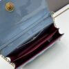 693097616e68136f4d9aa648 Lacquered Leather Lady Dior Pearl Clutch with Box