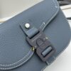693097616e68136f4d9aa649 Dior Saddle Clutch with Shoulder Strap, Original Fabric Combined with Leather