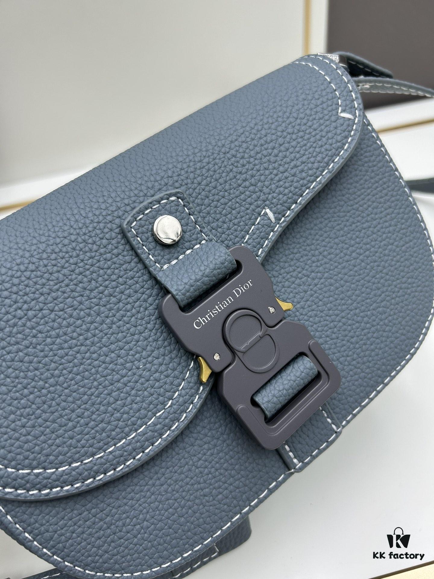 693097616e68136f4d9aa649 Dior Saddle Clutch with Shoulder Strap, Original Fabric Combined with Leather