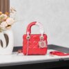 693097726e68136f4d9aa661 Lady Dior Small Three-Compartment Bag with Silk Scarf