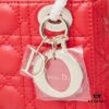 693097756e68136f4d9aa666 Lady Dior Small Three-Compartment Bag with Silk Scarf