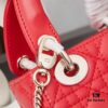 693097786e68136f4d9aa66b Lady Dior Small Three-Compartment Bag with Silk Scarf