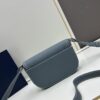 6930977f6e68136f4d9aa677 Dior Saddle Clutch with Shoulder Strap, Original Fabric Combined with Leather