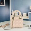 693097836e68136f4d9aa680 Lady Dior Small Three-Compartment Handbag with Silk Scarf