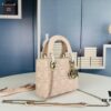 693097856e68136f4d9aa683 Lady Dior Small Three-Compartment Handbag with Silk Scarf