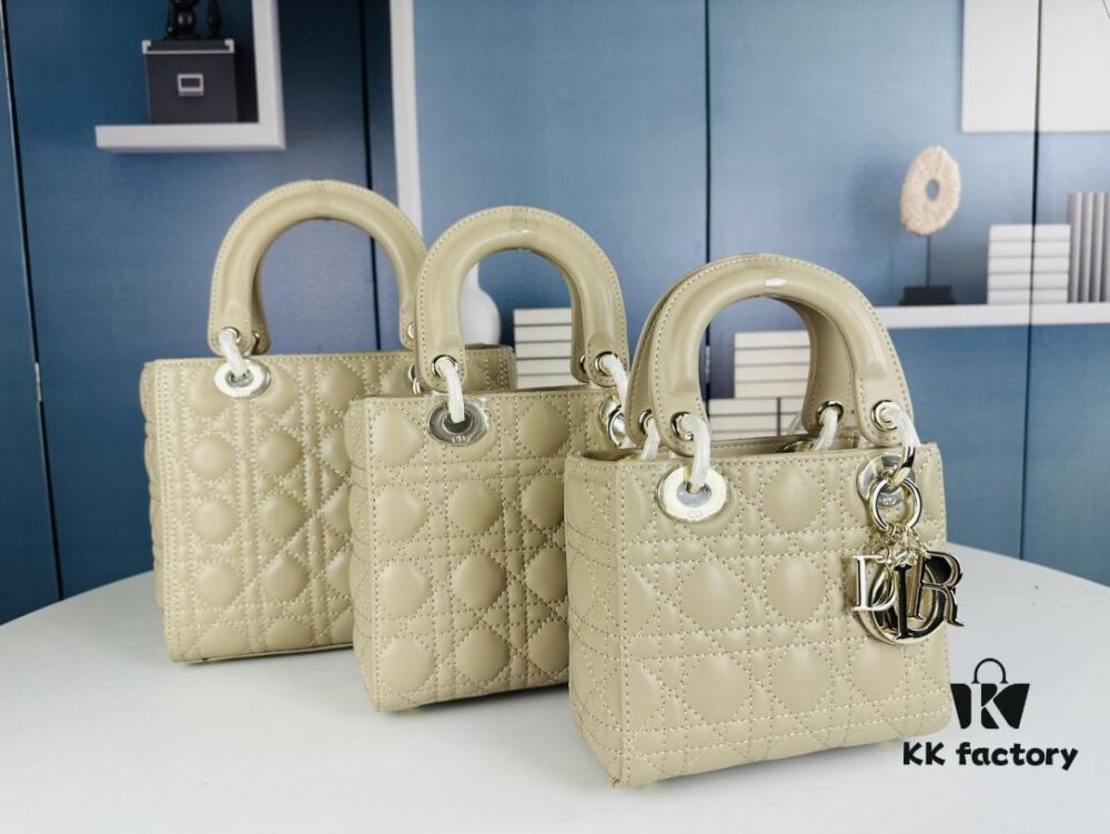 6930978e6e68136f4d9aa698 Lady Dior Small Three-Compartment Handbag with Silk Scarf