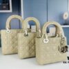6930978e6e68136f4d9aa698 Lady Dior Small Three-Compartment Handbag with Silk Scarf