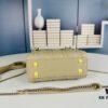 693097926e68136f4d9aa6a0 Lady Dior Small Three-Compartment Handbag with Silk Scarf