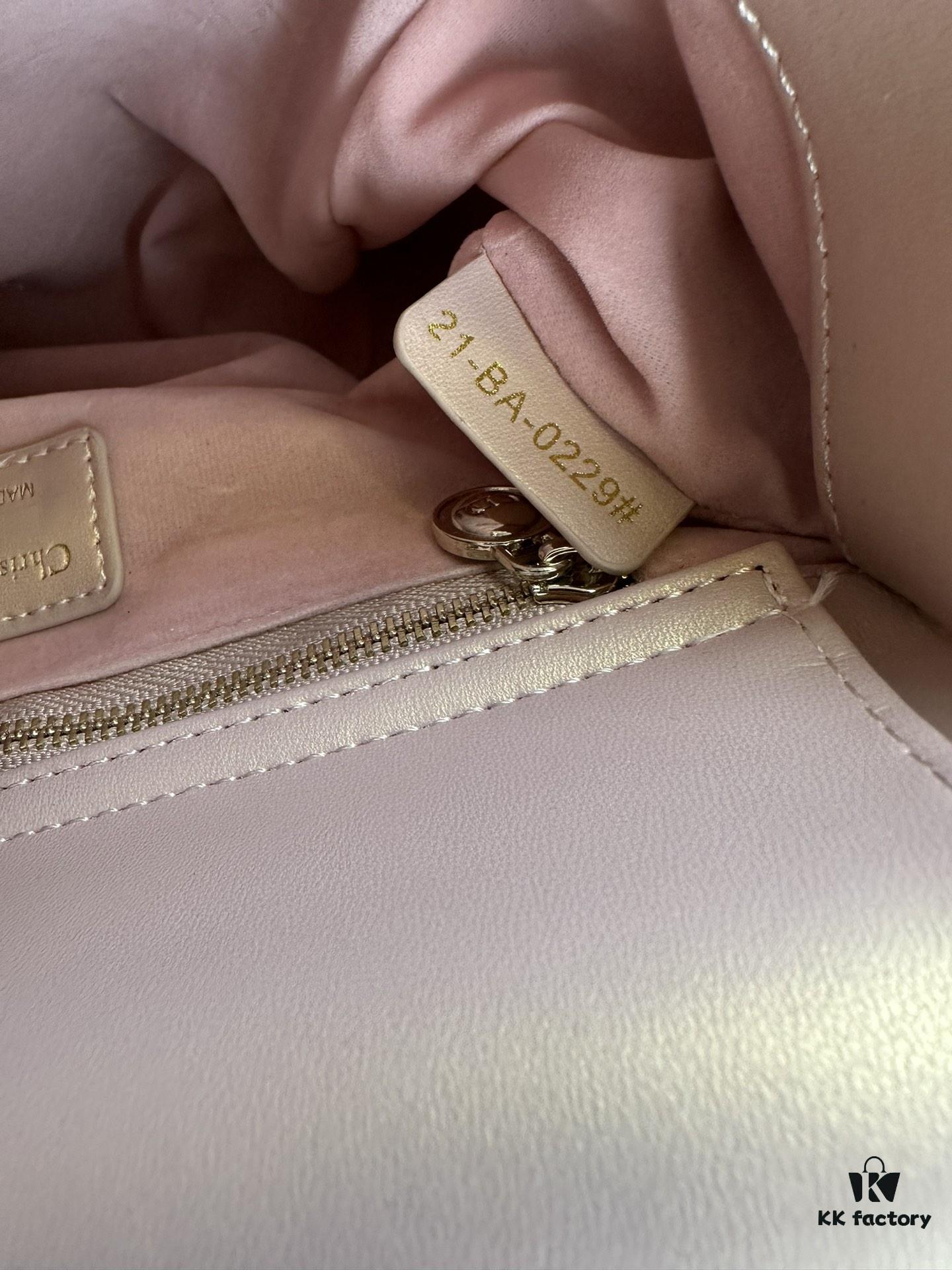 Large Lady Dior Handbag with Silk Scarf