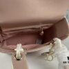 Medium Lady Dior Bag with Silk Scarf, Quilted Cannage Pattern, Top-Grade Imported Leather