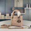 6930979c6e68136f4d9aa6b6 Lady Dior Small Three-Compartment Handbag with Silk Scarf