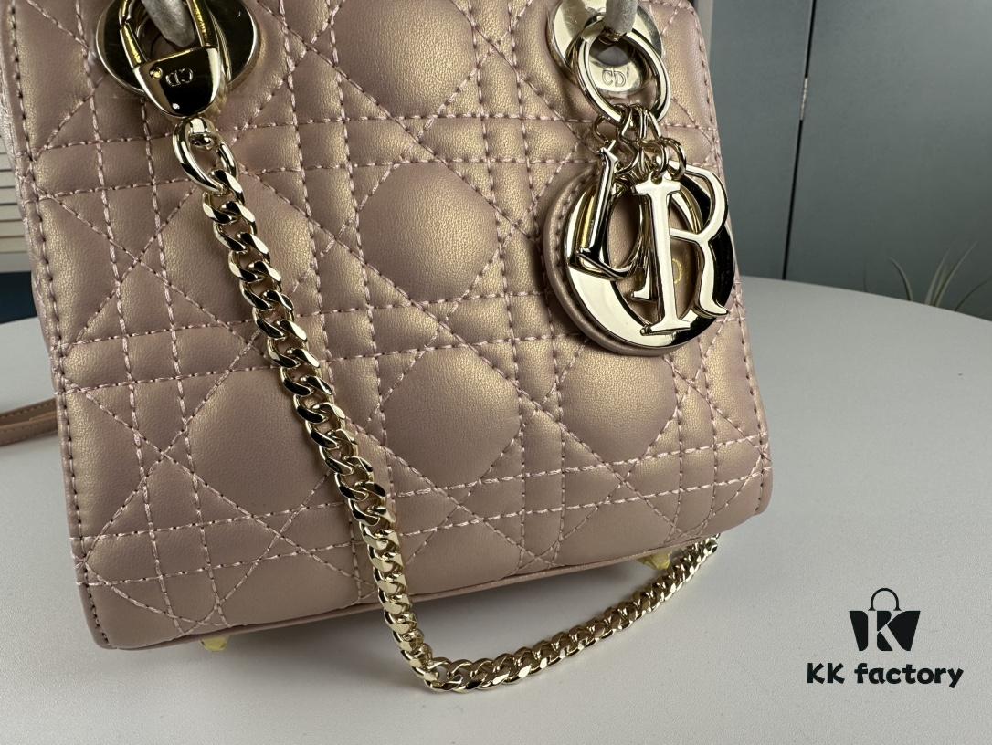 6930979d6e68136f4d9aa6b9 Lady Dior Small Three-Compartment Handbag with Silk Scarf