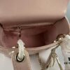 6930979e6e68136f4d9aa6ba Lady Dior Small Three-Compartment Handbag with Silk Scarf