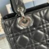 693097a26e68136f4d9aa6c1 Large Lady Dior Handbag with Silk Scarf, Quilted Cannage Pattern Inspired by Napoleon III Chairs
