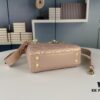 Medium Lady Dior Bag with Silk Scarf, Quilted Cannage Pattern, Top-Grade Imported Leather