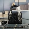 693097a96e68136f4d9aa6cf Lady Dior Small Three-Compartment Handbag with Silk Scarf
