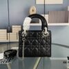 693097a96e68136f4d9aa6d0 Lady Dior Small Three-Compartment Handbag with Silk Scarf