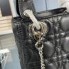 693097ac6e68136f4d9aa6d6 Lady Dior Small Three-Compartment Handbag with Silk Scarf