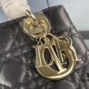 693097b46e68136f4d9aa6e3 Medium Lady Dior Bag with Silk Scarf, Quilted Cannage Pattern, Top-Grade Imported Leather
