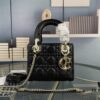 693097b56e68136f4d9aa6e9 Lady Dior Small Three-Compartment Bag with Silk Scarf
