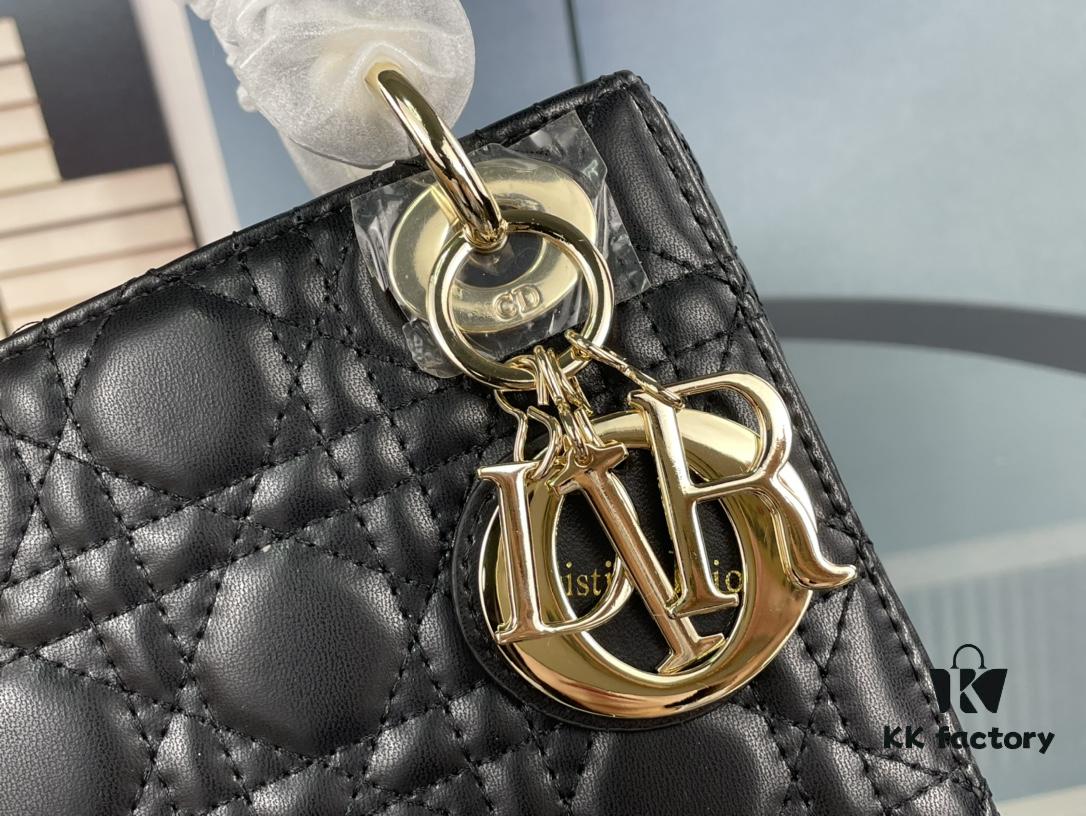 693097b96e68136f4d9aa6ed Lady Dior Small Three-Compartment Bag with Silk Scarf