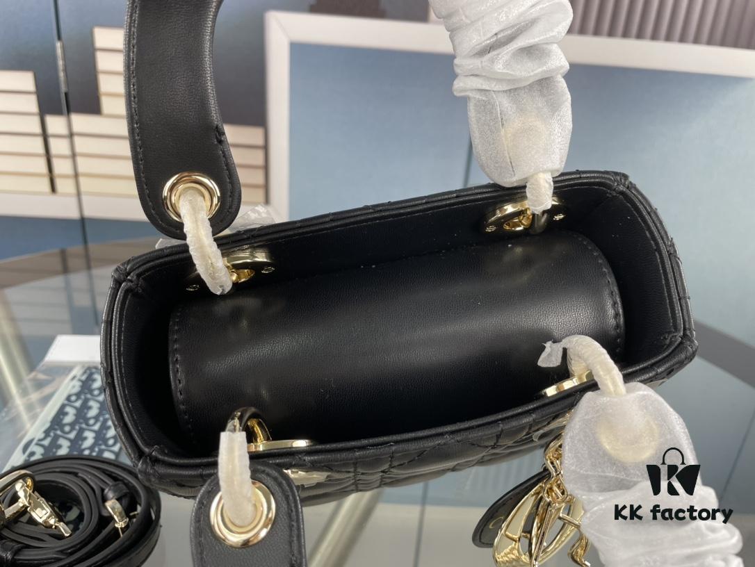 693097ba6e68136f4d9aa6ef Lady Dior Small Three-Compartment Bag with Silk Scarf
