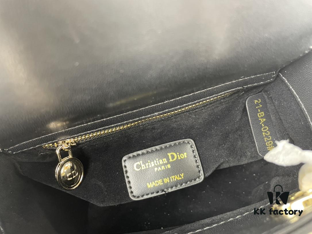 693097ba6e68136f4d9aa6f1 Lady Dior Small Three-Compartment Bag with Silk Scarf