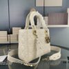 693097c06e68136f4d9aa6fc Medium Lady Dior Handbag with Silk Scarf, Quilted Cannage Pattern, Top-Grade Imported Leather