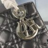 693097c06e68136f4d9aa6fd Medium Lady Dior Bag with Silk Scarf, Quilted Cannage Pattern, Top-Grade Imported Leather