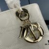 693097c26e68136f4d9aa6ff Medium Lady Dior Handbag with Silk Scarf, Quilted Cannage Pattern, Top-Grade Imported Leather
