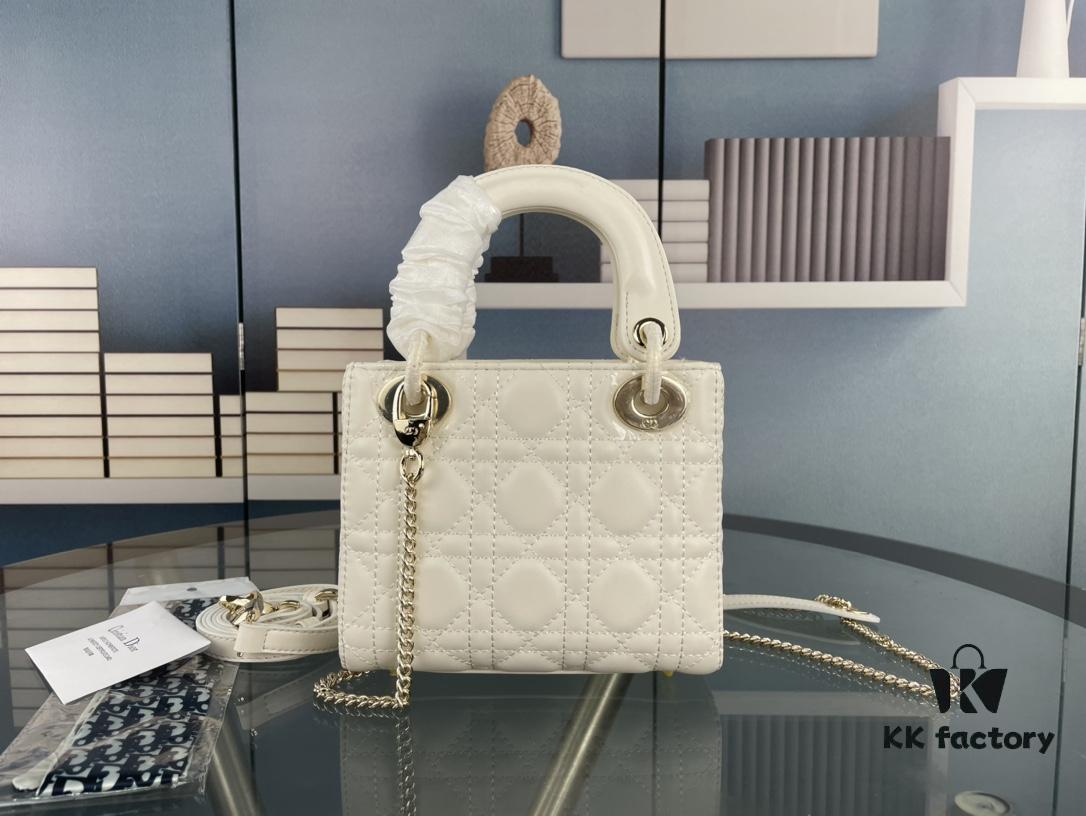 693097c56e68136f4d9aa707 Lady Dior Small Three-Compartment Handbag with Silk Scarf