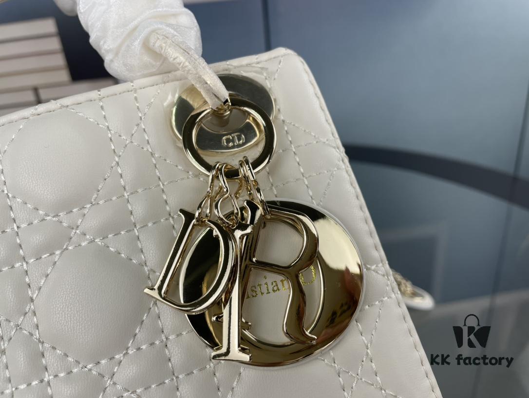 693097c66e68136f4d9aa708 Lady Dior Small Three-Compartment Handbag with Silk Scarf