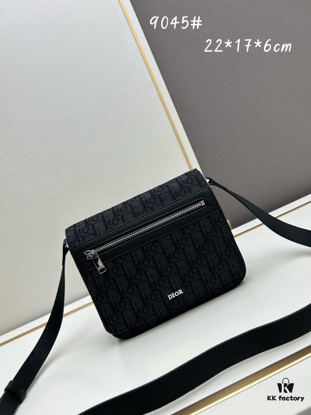 693097e26e68136f4d9aa740 Dior Messenger Bag for Men, Model 9045, Box Size 22x17x6 cm