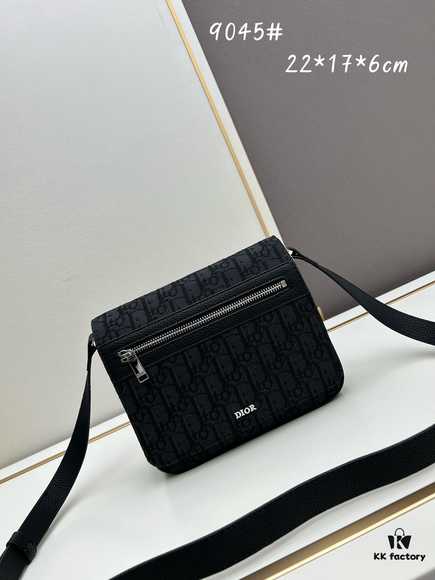 693097e26e68136f4d9aa740 Dior Messenger Bag for Men, Model 9045, Box Size 22x17x6 cm