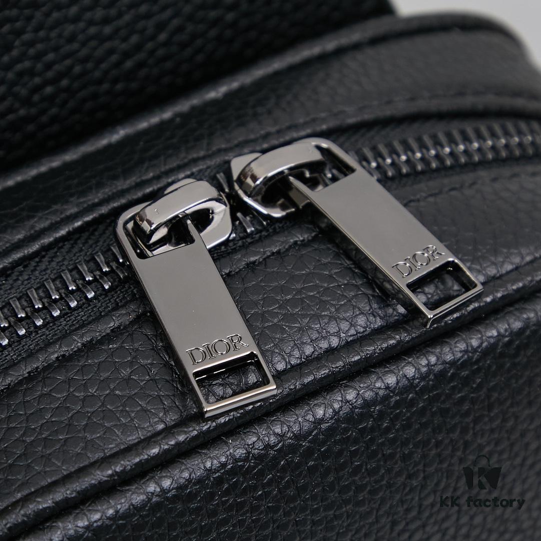 New Arrival with Box This Year's Latest Dior^_^ [Rising][Rising][Rising] The newest crossbody bag design of the season, inspired by the Rider handbag, compact and practical. Crafted with iconic beige and black Oblique pattern, front zip pocket features a 'DIOR' signature logo.
