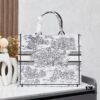Embroidered Large [Di0r Book Tote]