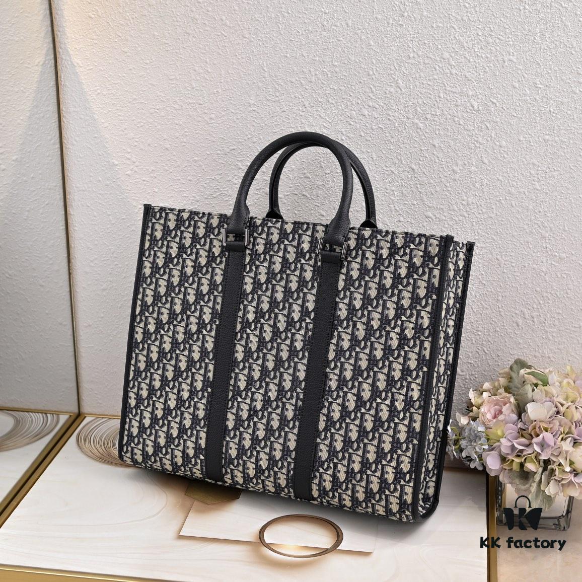6930984e6e68136f4d9aa818 Luxury Original Oblique Fabric East-West Handbag