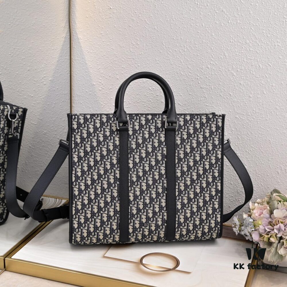 6930984e6e68136f4d9aa819 Luxury Original Oblique Fabric East-West Handbag