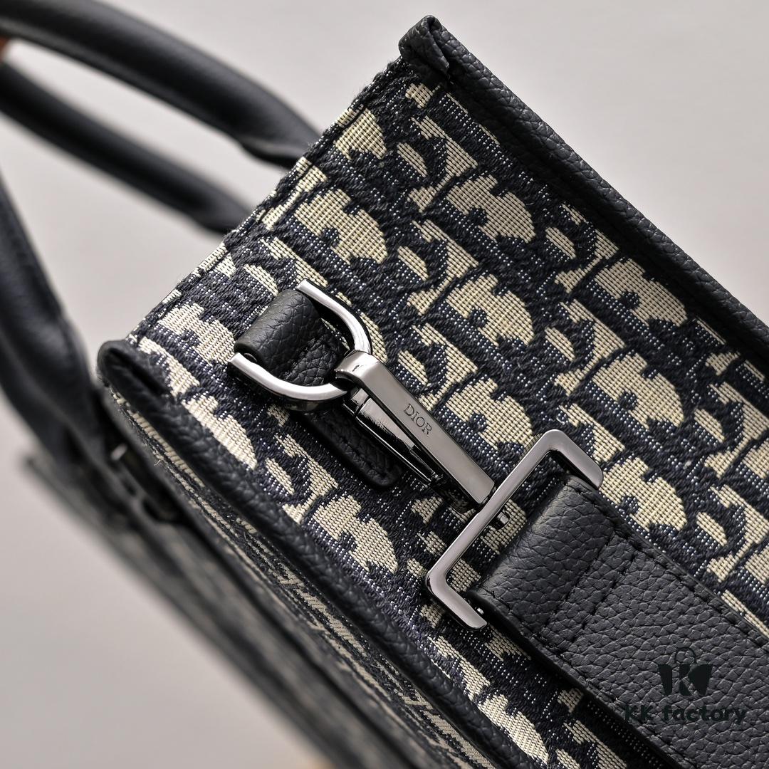 6930984e6e68136f4d9aa81a Luxury Original Oblique Fabric East-West Handbag