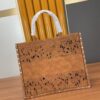 693098556e68136f4d9aa828 Large and Medium Size | Handcrafted Leather Carved Artistic Dior Early Spring New Arrival Tote Shoulder Bag