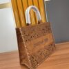 693098556e68136f4d9aa829 Large and Medium Size | Handcrafted Leather Carved Artistic Dior Early Spring New Arrival Tote Shoulder Bag