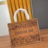 693098646e68136f4d9aa844 Large and Medium Size | Handcrafted Leather Carved Artistic Dior Spring Collection Tote Shoulder Bag
