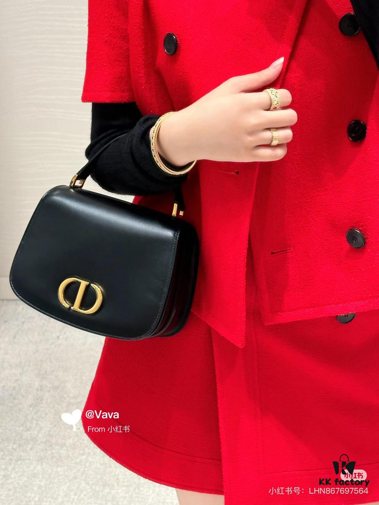 6930986a6e68136f4d9aa850 30 Montaigne Avenue Top Handle Bag (With Box) - Medium Size