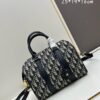 Dior Groove 25 Handbag in Blue Oblique Print Canvas