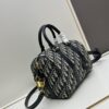 Dior Groove 25 Handbag in Blue Oblique Print Canvas