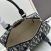 Dior Groove 25 Handbag in Blue Oblique Print Canvas